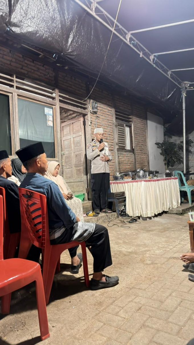 Sentuh Hati Warga Lewat Tausiyah Takziah, Da’i Polri Polres Kotamobagu Ajak Masyarakat Perkuat Iman dan Jaga Kamtibmas