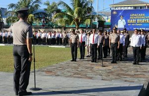 Apel Pagi Polda Sulut Jadi Momentum Apresiasi Pemenang Lomba Hari Bhayangkara ke-80