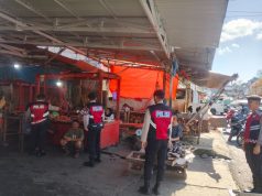 Sambangi Pasar 23 Maret, Tim Pantera Polres Kotamobagu Jalin Kedekatan dan Jamin Keamanan Pedagang