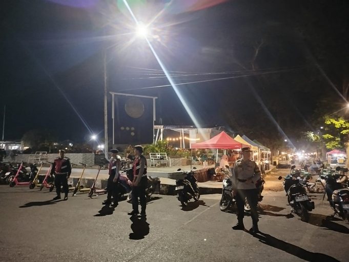 Cegah Gangguan Kamtibmas, Tim Pantera Presisi Laksanakan Patroli di Alun-Alun Boki Hotinimbang