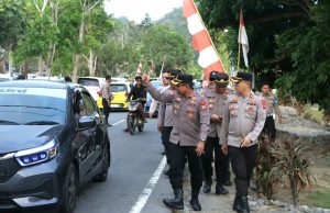 Pastikan Pengamanan Optimal, Kapolres Kotamobagu Turun Langsung Kawal Perayaan Pengucapan Syukur
