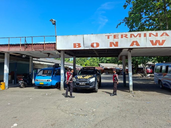 Cegah Gangguan Kamtibmas, Tim Pantera Presisi Patroli di Terminal Bonawang