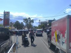 Antrean BBM Padat Ganggu Arus Lalu Lintas, Sat Lantas Polres Kotamobagu Bergerak Cepat