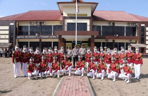 Menuju Arena Lomba HUT Polantas ke-71, Wakapolres Kotamobagu Resmi Lepas Kontingen PKS dan Pocil