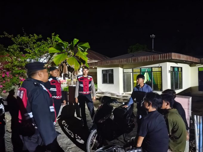 Pastikan Rasa Aman di Jam Rawan, Tim Pantera Presisi Patroli di Kelurahan Biga