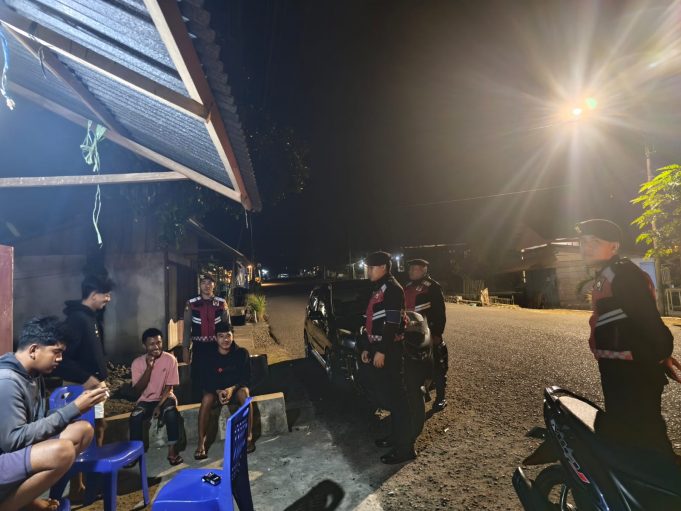 Ciptakan Kondisi Kamtibmas Kondusif, Tim Pantera Presisi Patroli di Desa Pontodon