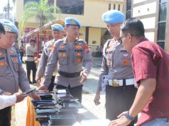 Berantas Judi Online dan Pinjol, Polres Kotamobagu Terima Kunjungan Tim Satgas Bid Propam Polda Sulut