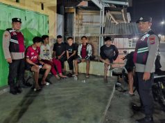 Intensifkan Patroli Malam, Polsubsektor Kotamobagu Selatan Sambangi Empat Desa