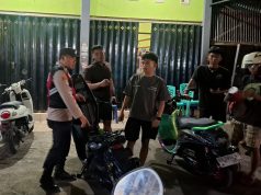 Cegah Gangguan Kamtibmas, Polsubsektor Kotamobagu Selatan Intensifkan Patroli Malam