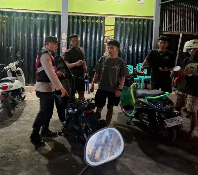 Cegah Gangguan Kamtibmas, Polsubsektor Kotamobagu Selatan Intensifkan Patroli Malam