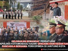 Gelorakan Semangat Persatuan! Kapolres Kotamobagu Hadiri Upacara Hari Kesaktian Pancasila Bersama Forkopimda di Jantung Kota