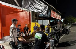 Polsubsektor Kotamobagu Selatan Perketat Patroli KRYD di Sejumlah Titik Rawan Kejahatan