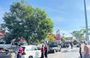 Tim Pantera Presisi Polres Kotamobagu Siaga di SPBU Matali demi Urai Kemacetan dan Jaga Ketertiban