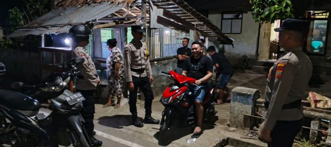 KRYD Intensif, Polsubsektor Kotamobagu Selatan Patroli Sejumlah Wilayah Jaga Kamtibmas Tetap Kondusif