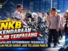 TNKB di Kendaraan Wajib Terpasang, Kapolres Kotamobagu Tegaskan Disiplin Polisi Harus Jadi Teladan Publik