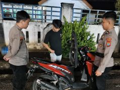 POLSEK KOTAMOBAGU UTARA GENCARKAN KRYD, PASTIKAN SITUASI KAMTIBMAS TETAP KONDUSIF