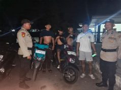Jaga Situasi Tetap Kondusif, Polsek Kotamobagu Utara Sisir Sejumlah Wilayah