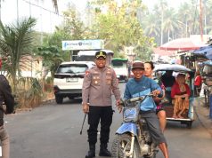 Hadir Sebelum Aktivitas Dimulai, Kapolres Kotamobagu Pimpin Strong Point Pagi Demi Keselamatan Dan Kenyamanan Masyarakat